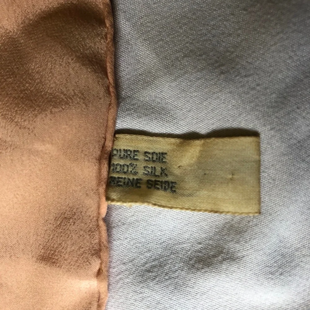 Vintage Christian Dior Scarf - Ribbon Print